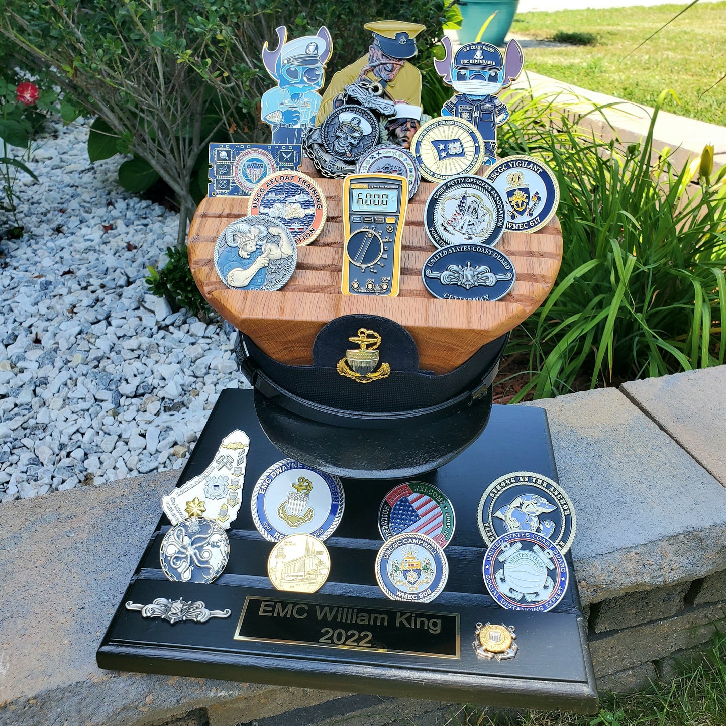Combination Cover Challenge Coin Holder